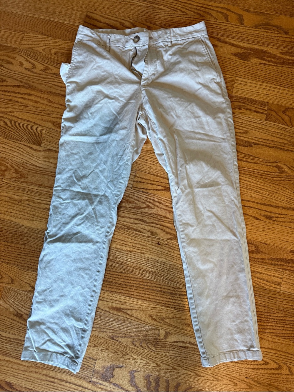 Old Navy Light Beige Chinos - Slim Straight